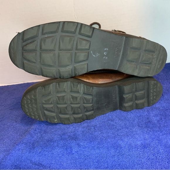 Cole Haan Leather Boots 6M 6 M Narrow Cottage Core Combat Style Ankle — Rare - Picture 6 of 8